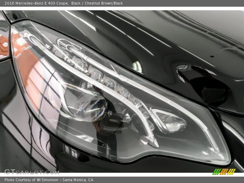 Black / Chestnut Brown/Black 2016 Mercedes-Benz E 400 Coupe