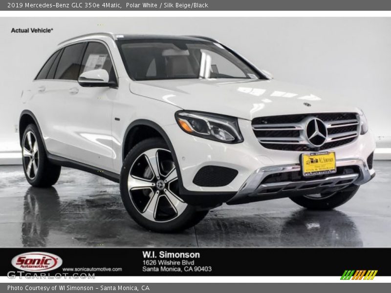 Polar White / Silk Beige/Black 2019 Mercedes-Benz GLC 350e 4Matic