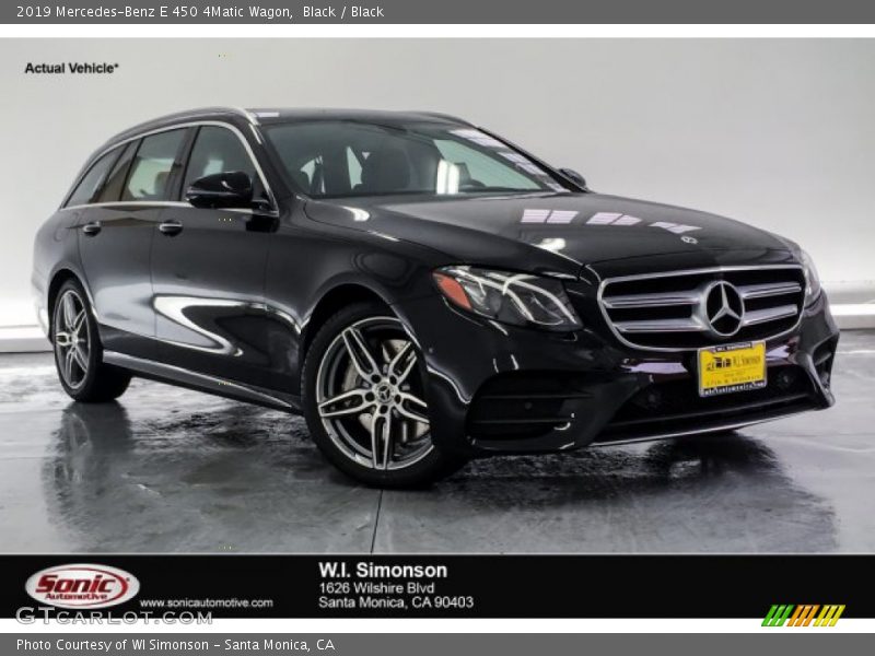 Black / Black 2019 Mercedes-Benz E 450 4Matic Wagon