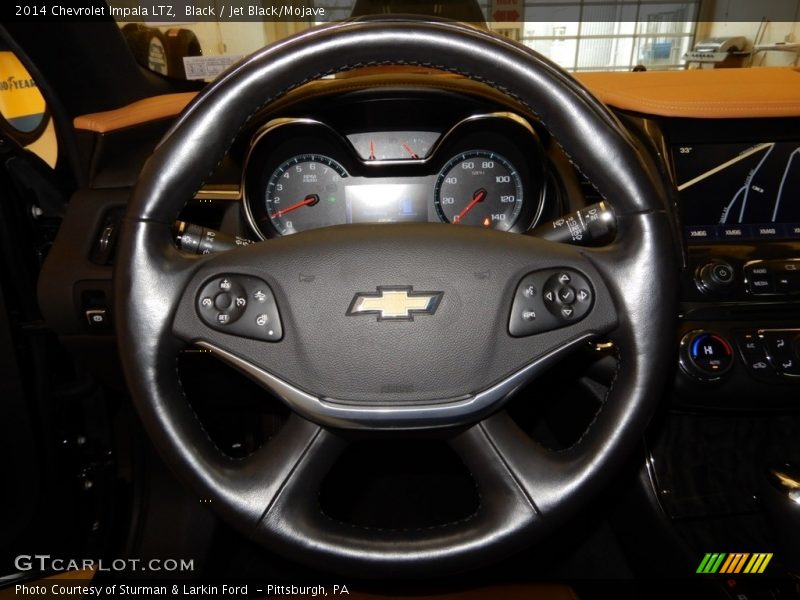 Black / Jet Black/Mojave 2014 Chevrolet Impala LTZ