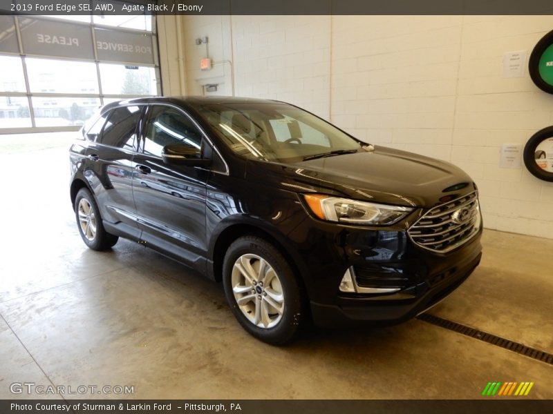 Agate Black / Ebony 2019 Ford Edge SEL AWD