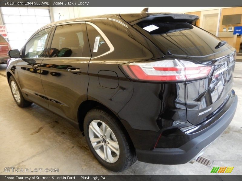 Agate Black / Ebony 2019 Ford Edge SEL AWD