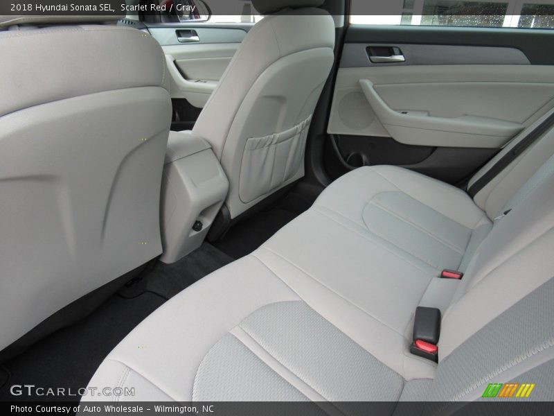 Scarlet Red / Gray 2018 Hyundai Sonata SEL