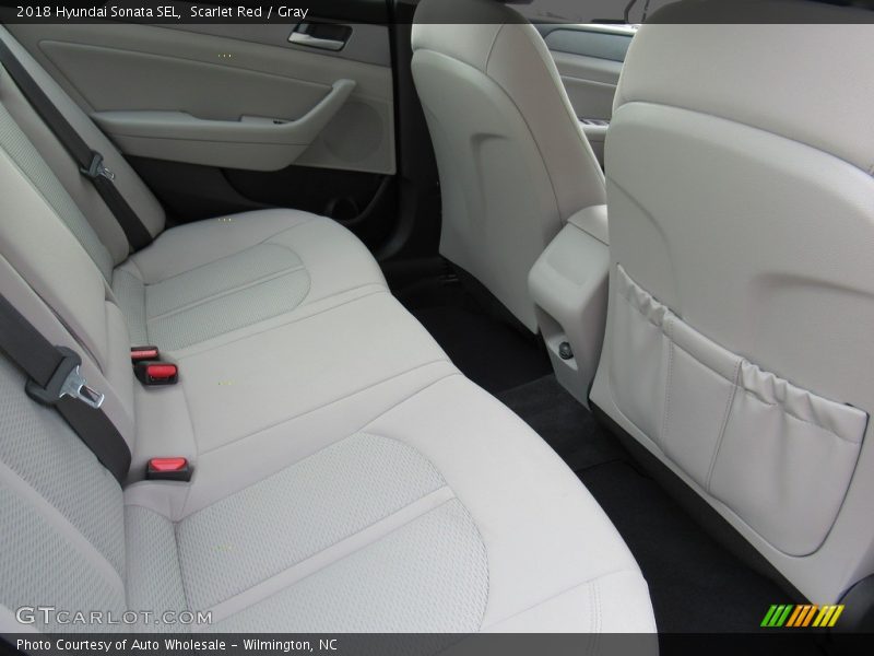 Scarlet Red / Gray 2018 Hyundai Sonata SEL