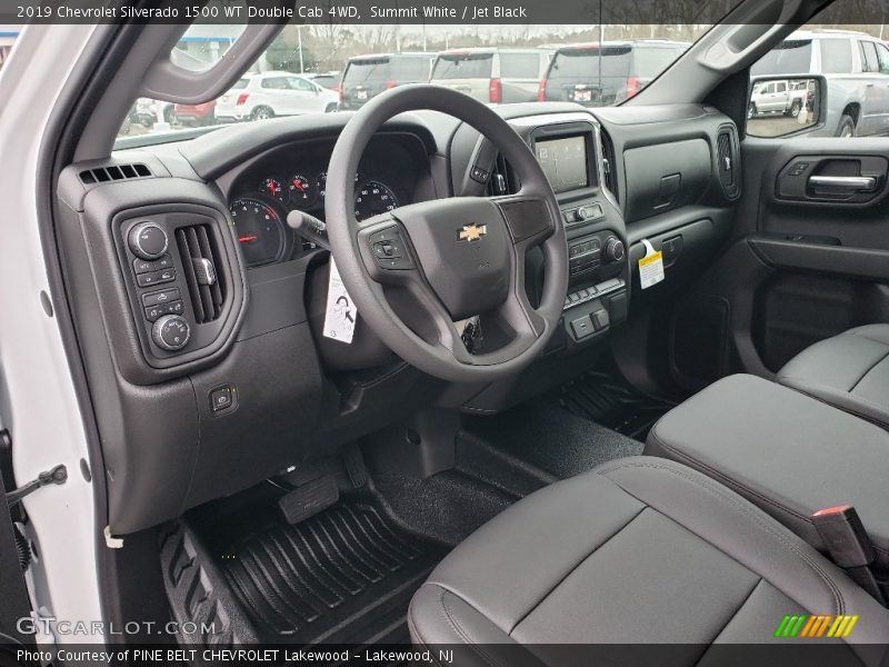  2019 Silverado 1500 WT Double Cab 4WD Jet Black Interior