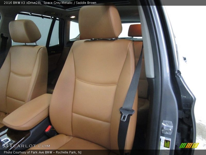 Space Grey Metallic / Saddle Brown 2016 BMW X3 xDrive28i