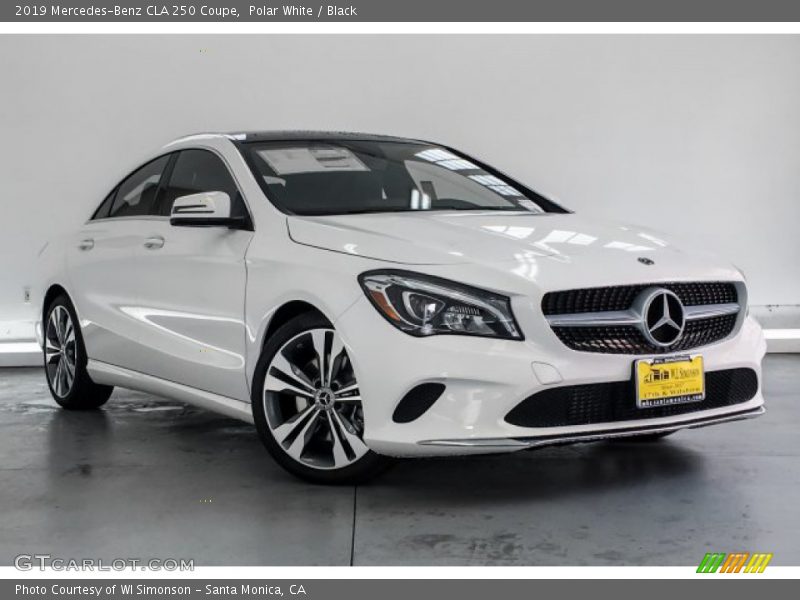 Polar White / Black 2019 Mercedes-Benz CLA 250 Coupe