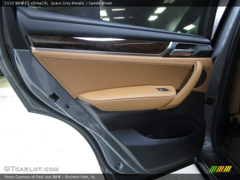 Space Grey Metallic / Saddle Brown 2016 BMW X3 xDrive28i