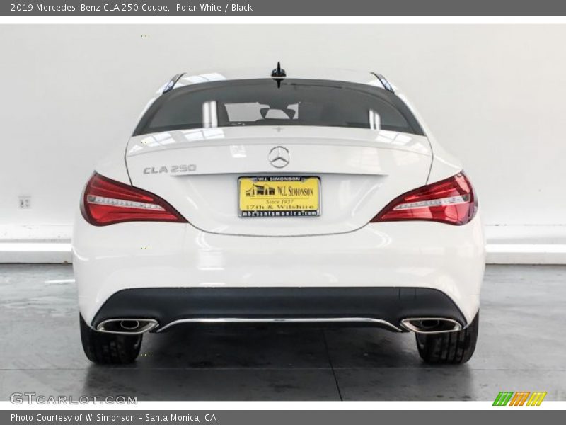 Polar White / Black 2019 Mercedes-Benz CLA 250 Coupe