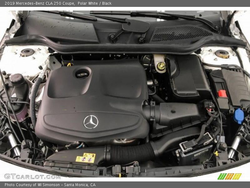 Polar White / Black 2019 Mercedes-Benz CLA 250 Coupe