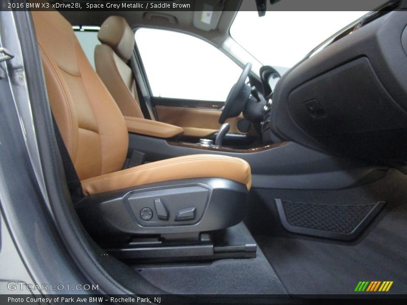 Space Grey Metallic / Saddle Brown 2016 BMW X3 xDrive28i