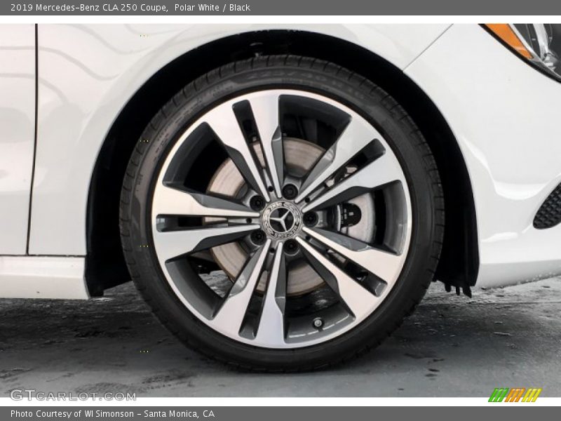 Polar White / Black 2019 Mercedes-Benz CLA 250 Coupe