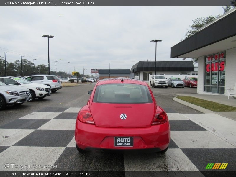 Tornado Red / Beige 2014 Volkswagen Beetle 2.5L