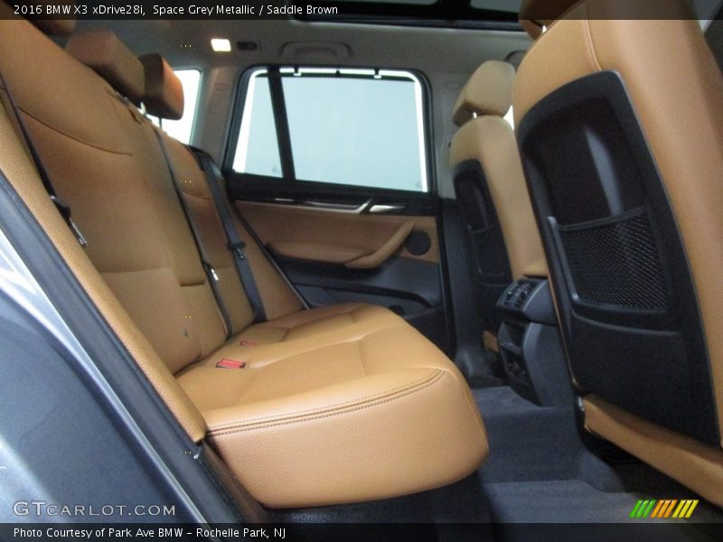 Space Grey Metallic / Saddle Brown 2016 BMW X3 xDrive28i