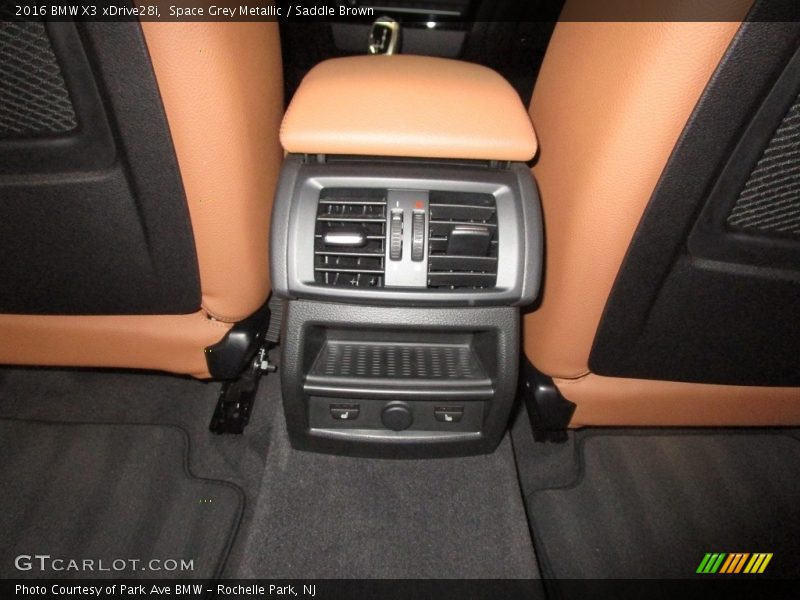 Space Grey Metallic / Saddle Brown 2016 BMW X3 xDrive28i