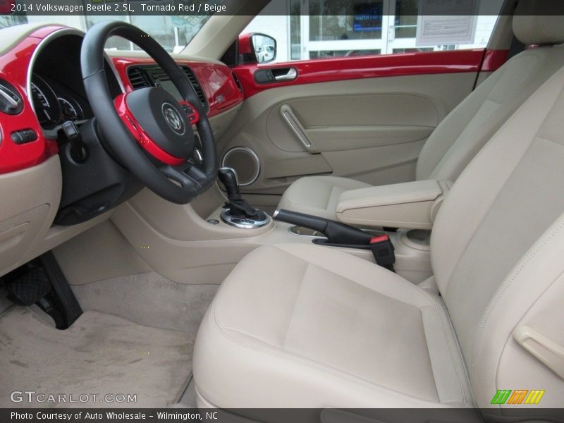 Tornado Red / Beige 2014 Volkswagen Beetle 2.5L