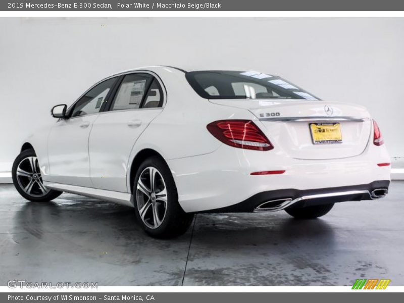 Polar White / Macchiato Beige/Black 2019 Mercedes-Benz E 300 Sedan