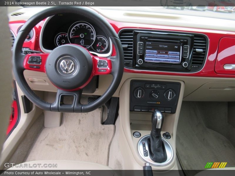 Tornado Red / Beige 2014 Volkswagen Beetle 2.5L