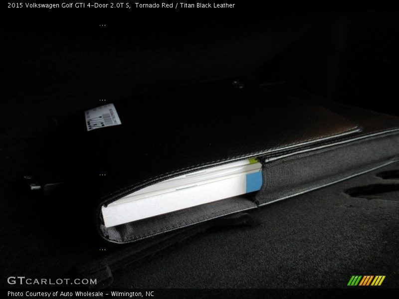 Tornado Red / Titan Black Leather 2015 Volkswagen Golf GTI 4-Door 2.0T S