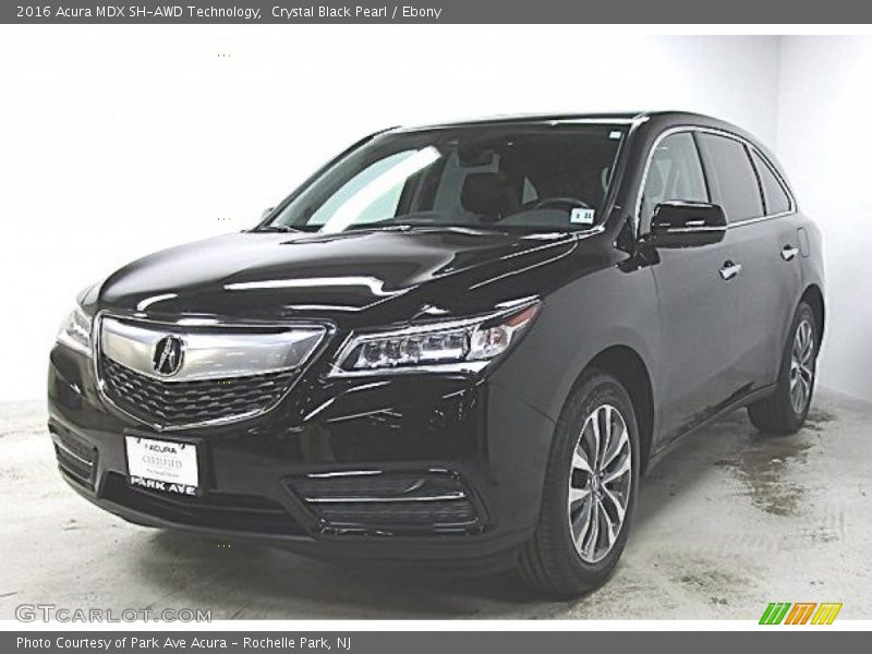 Crystal Black Pearl / Ebony 2016 Acura MDX SH-AWD Technology
