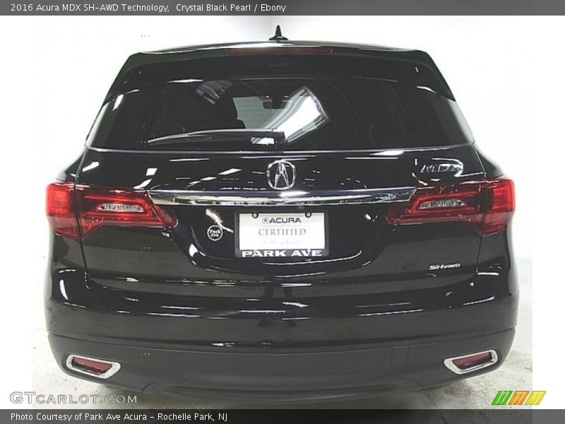 Crystal Black Pearl / Ebony 2016 Acura MDX SH-AWD Technology