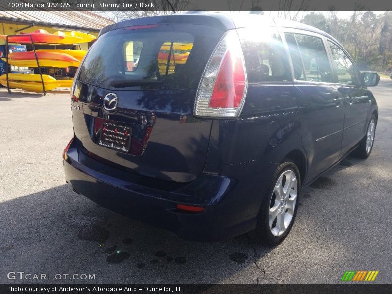 Stormy Blue / Black 2008 Mazda MAZDA5 Touring