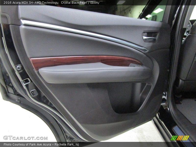 Crystal Black Pearl / Ebony 2016 Acura MDX SH-AWD Technology