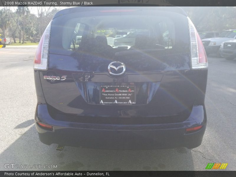 Stormy Blue / Black 2008 Mazda MAZDA5 Touring