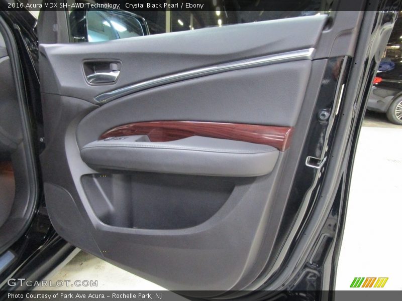 Crystal Black Pearl / Ebony 2016 Acura MDX SH-AWD Technology