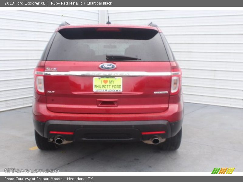 Ruby Red Metallic / Charcoal Black 2013 Ford Explorer XLT