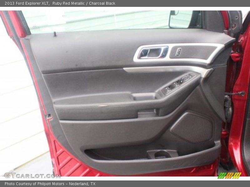 Ruby Red Metallic / Charcoal Black 2013 Ford Explorer XLT