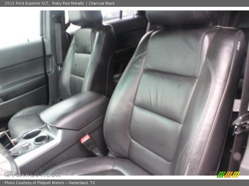 Ruby Red Metallic / Charcoal Black 2013 Ford Explorer XLT