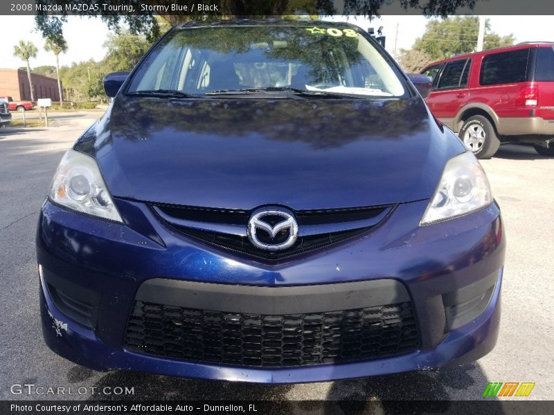 Stormy Blue / Black 2008 Mazda MAZDA5 Touring