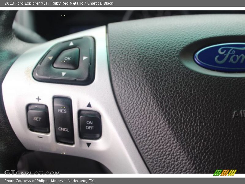 Ruby Red Metallic / Charcoal Black 2013 Ford Explorer XLT