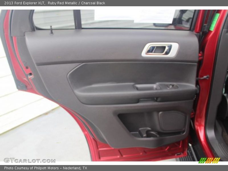 Ruby Red Metallic / Charcoal Black 2013 Ford Explorer XLT
