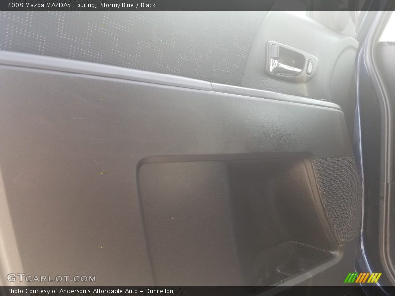 Stormy Blue / Black 2008 Mazda MAZDA5 Touring