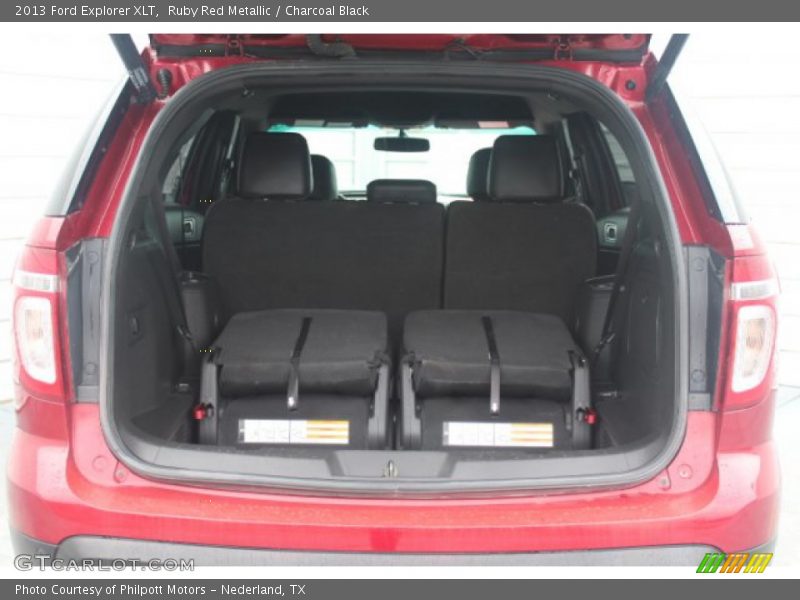 Ruby Red Metallic / Charcoal Black 2013 Ford Explorer XLT