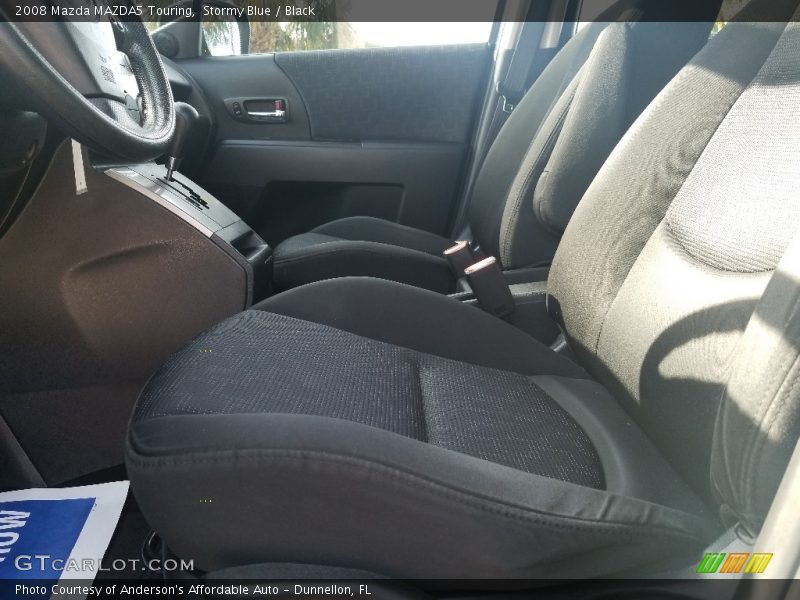 Stormy Blue / Black 2008 Mazda MAZDA5 Touring