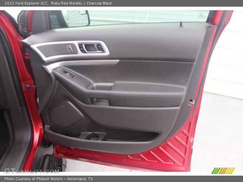Ruby Red Metallic / Charcoal Black 2013 Ford Explorer XLT