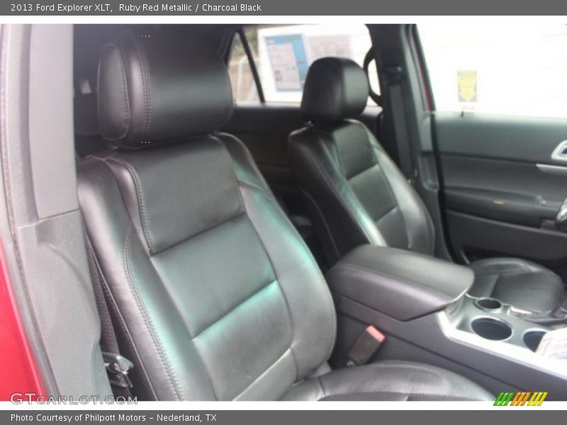 Ruby Red Metallic / Charcoal Black 2013 Ford Explorer XLT
