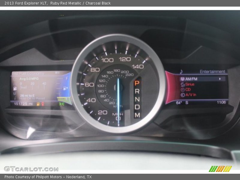 Ruby Red Metallic / Charcoal Black 2013 Ford Explorer XLT