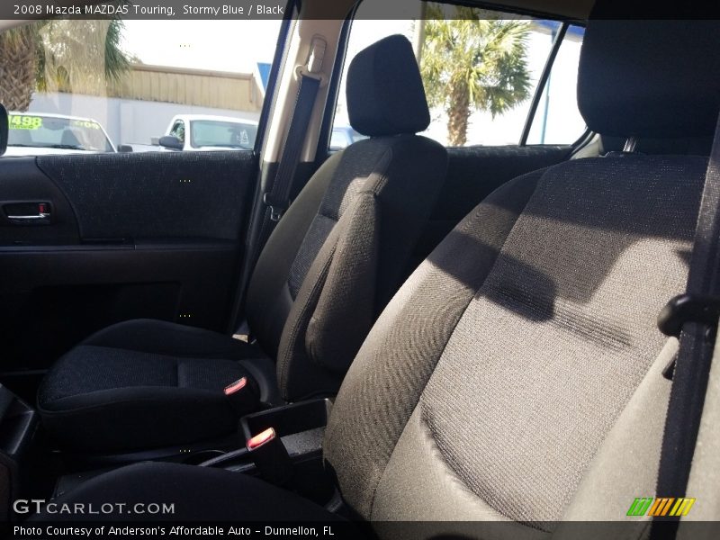 Stormy Blue / Black 2008 Mazda MAZDA5 Touring