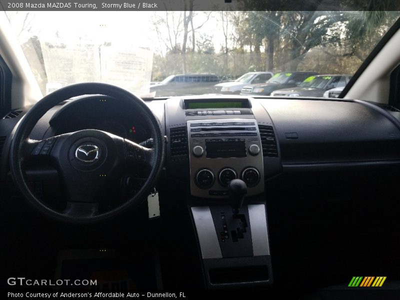Stormy Blue / Black 2008 Mazda MAZDA5 Touring