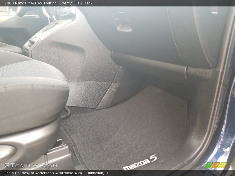 Stormy Blue / Black 2008 Mazda MAZDA5 Touring