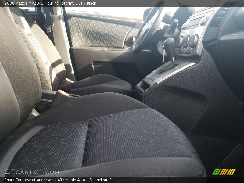 Stormy Blue / Black 2008 Mazda MAZDA5 Touring