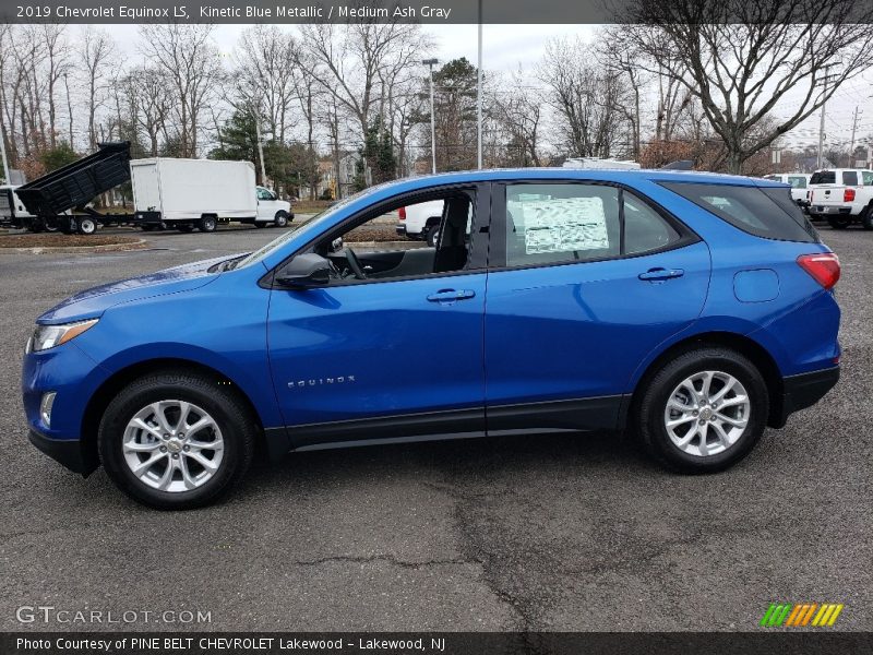 Kinetic Blue Metallic / Medium Ash Gray 2019 Chevrolet Equinox LS