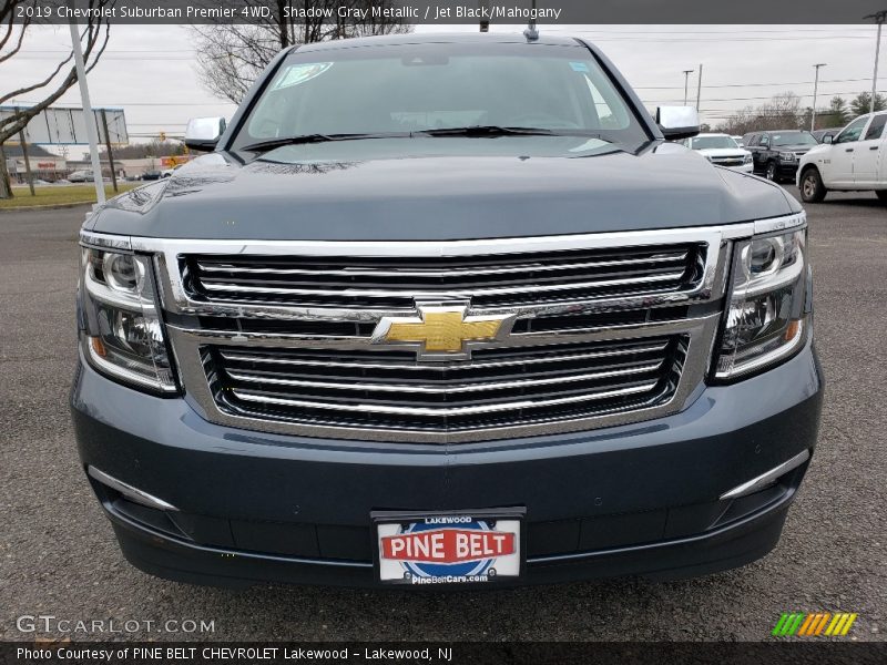 Shadow Gray Metallic / Jet Black/Mahogany 2019 Chevrolet Suburban Premier 4WD