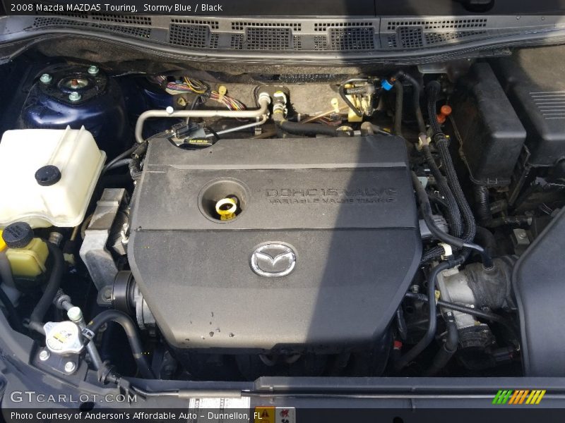 Stormy Blue / Black 2008 Mazda MAZDA5 Touring