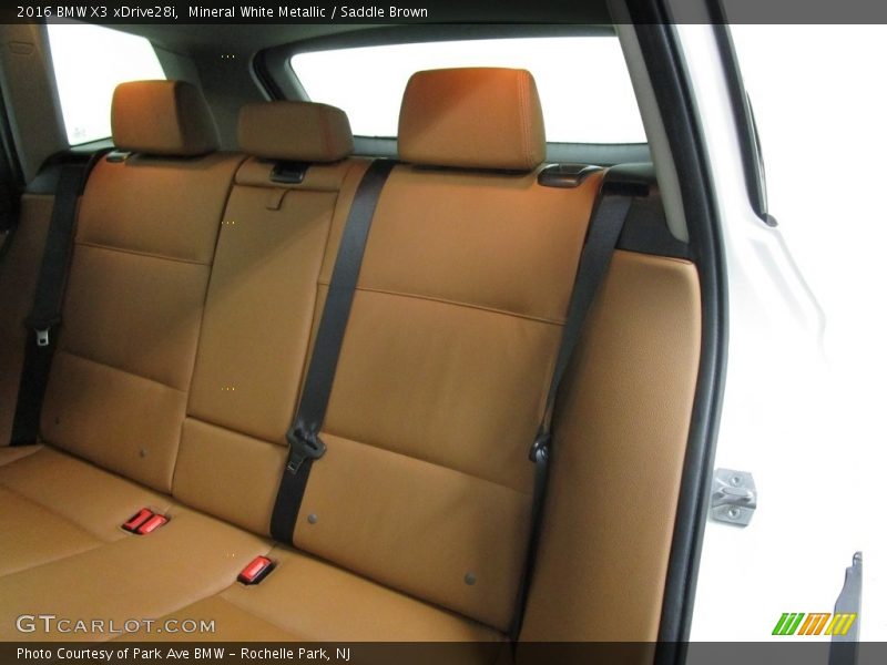 Mineral White Metallic / Saddle Brown 2016 BMW X3 xDrive28i