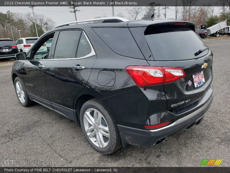 Mosaic Black Metallic / Jet Black/Brandy 2019 Chevrolet Equinox Premier AWD